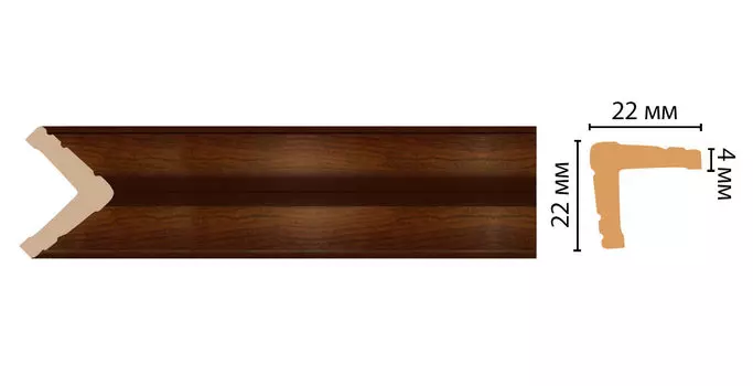 Угол DECOMASTER 116s-51 (22*22*2400мм)