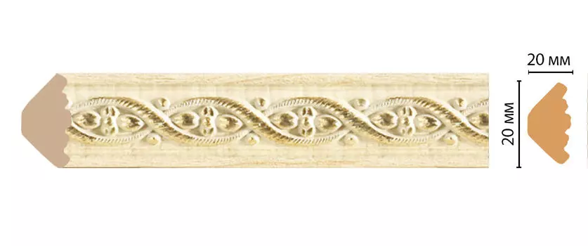 Угол DECOMASTER 132M-5 (20*20*2400мм)