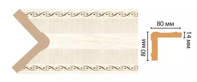 Угол DECOMASTER 140-6 (80*80*2400мм)