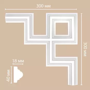 Угол DECOMASTER 97010-9 (300*300*18мм)