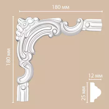 Угол DECOMASTER 97012-5 (180*180*12мм)