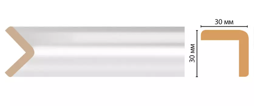 Угол DECOMASTER D134-114ДМ (30*30*2400мм)