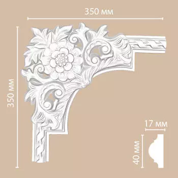 Угол DECOMASTER DP-8050A (350*350*30мм)