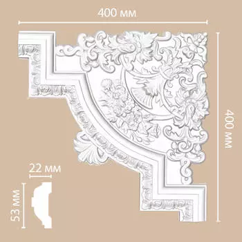Угол DECOMASTER DP-8053A (400*400*30мм)