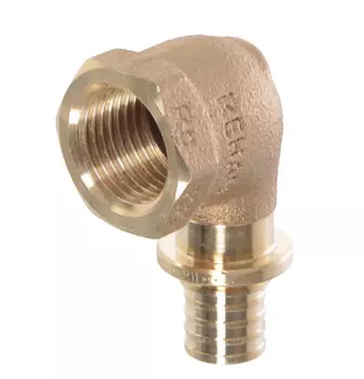 Угольник-переходник настенный 16*1/2, внутр. резьба, Rehau