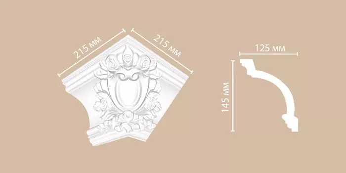 Угол внешний DECOMASTER DP-217E (145*125*215мм)