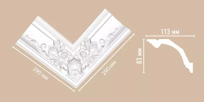 Угол внутренний DECOMASTER DP-353R (73*113*290*290мм)