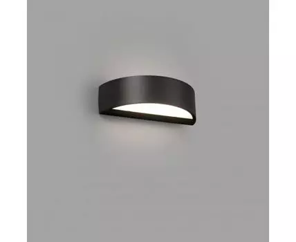 Уличное бра Oval черное