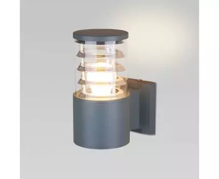 Уличный настенный светильник 1408 TECHNO серый