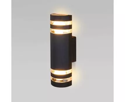 Уличный настенный светильник 1443 TECHNO черный