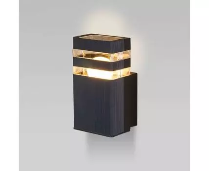 Уличный настенный светильник 1450 TECHNO черный