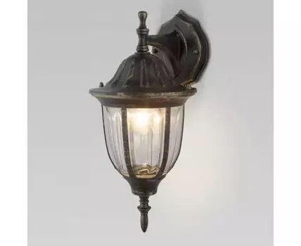 Уличный настенный светильник GL 1002D черное золото