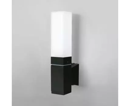 Уличный настенный светодиодный светильник Чёрный IP54 1534 TECHNO LED