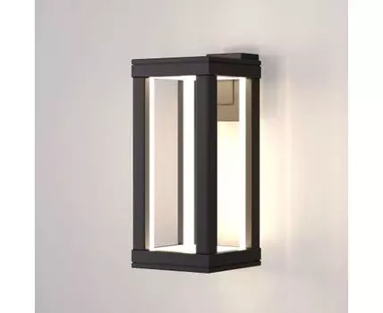 Уличный настенный светодиодный светильник Frame LED IP54 1527 TECHNO LED черный