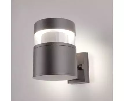 Уличный настенный светодиодный светильник IP54 1530 TECHNO LED серый