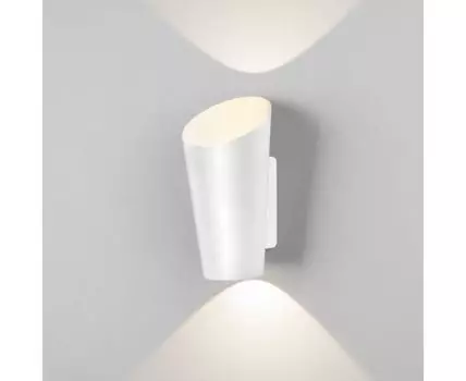 Уличный настенный светодиодный светильник Tronc IP54 1539 TECHNO LED белый