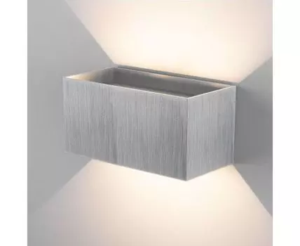 Уличный настенный светодиодный светильник WINNER DOUBLE LED IP54 35137/W алюминий