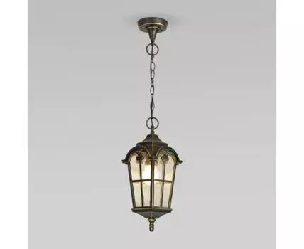 Уличный подвесной светильник IP44 Mira H черное золото