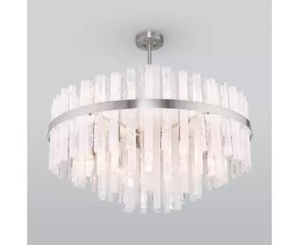 Умная потолочная люстра 367/12 Smart никель