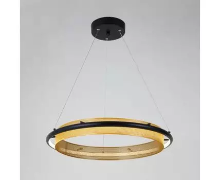 Умный подвесной светильник 90241/1 черный / золото