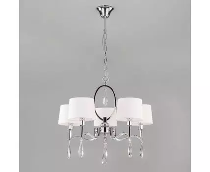 Умный потолочный светильник 10127/5 хром