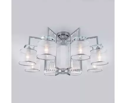 Умный потолочный светильник 60123/8 хром