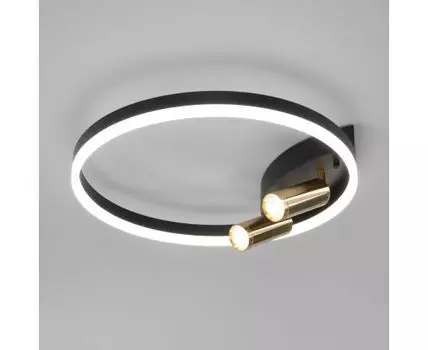 Умный потолочный светильник 90247/3 черный / золото
