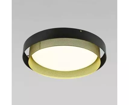 Умный потолочный светильник 90287/1 чёрный/золото Smart