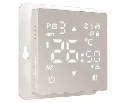 Умный сенсорный терморегулятор для теплого пола (дымчатый) Werkel