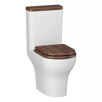 Унитаз-компакт OPADIRIS Палермо OS24724N безободковый, сиденье/крышка бачка - светлый орех