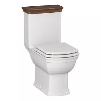 Унитаз-компакт OPADIRIS Риспекто OS39723N ободковый, сиденье дюропласт, крышка бачка светлый орех