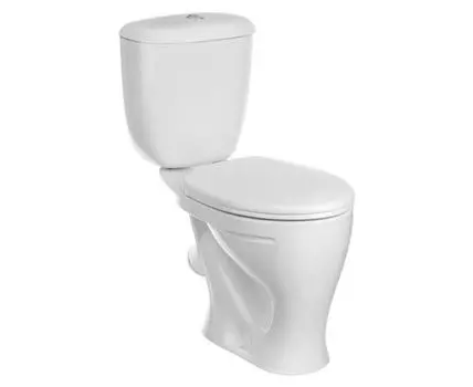 Унитаз-компакт SANTERI Воротынский с косым выпуском с сиденьем пластик