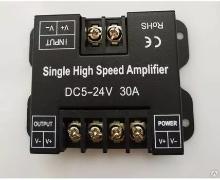 Усилитель, 30А,Черный, AMP-DIM-30A-BL