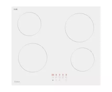 Варочная панель EVELUX HEV 640 (5, 52, Электрические, Белый, 59)