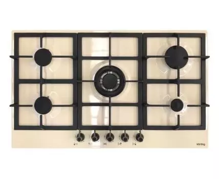 Варочная панель KORTING HG 965 (5,4, 51, Газовые, Бежевый, 85)