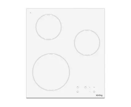 Варочная панель KORTING HI 42031 (5, 50,6, Индукционные, Белый, 44)