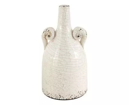 Ваза декоративная "Антик" (23, белый, бежевый)