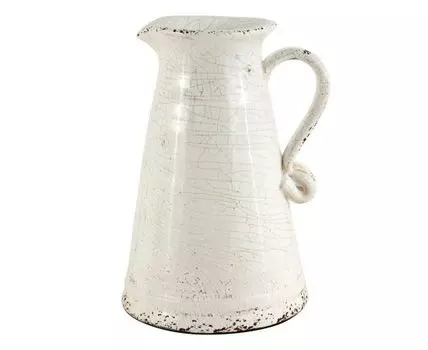 Ваза декоративная "Антик" (27, бежевый, белый)