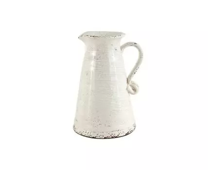 Ваза декоративная Антик (белый, бежевый)