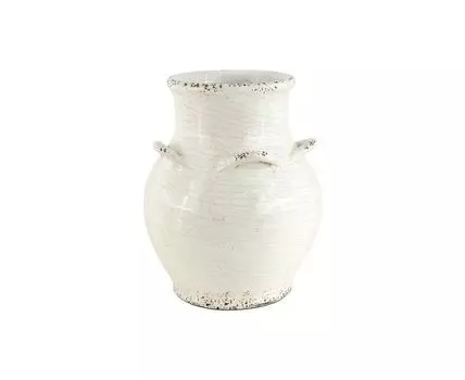 Ваза декоративная Антик (белый, бежевый)
