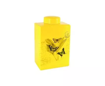 Ваза декоративная Батерфляй (Желтый, 22)