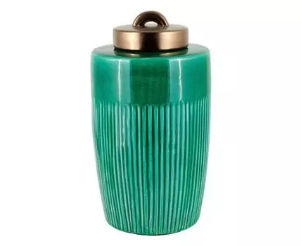 Ваза декоративная "Белиссимо" (37, Зеленый)
