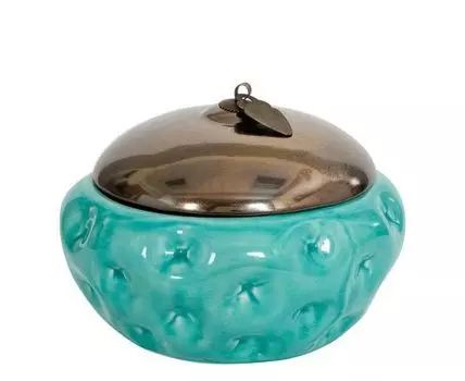 Ваза декоративная "Бирюсинка" (14, бирюзовый, голубой)