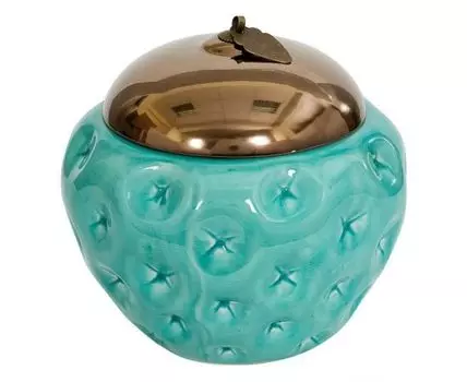 Ваза декоративная "Бирюсинка" (20, бирюзовый, голубой)