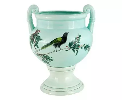 Ваза декоративная "Фабиана" (35, Голубой, 28)