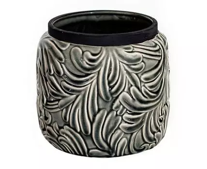 Ваза декоративная "Фрост" (22, Серый)