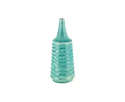 Ваза декоративная Голубая спираль (Голубой)