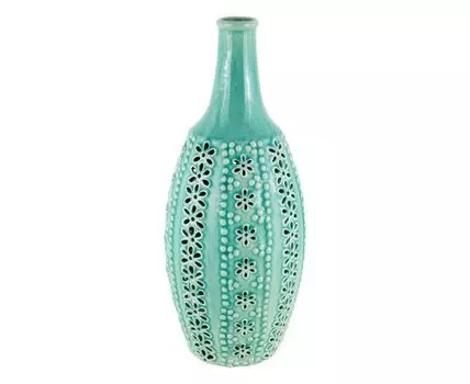 Ваза декоративная "Голубой ажур" (47, Голубой)