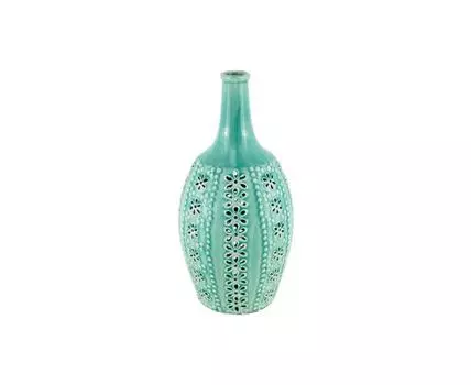 Ваза декоративная Голубой ажур (Голубой)