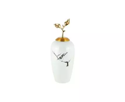 Ваза декоративная Грация (Белый)
